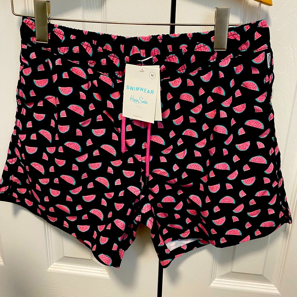 Men swim wear shorts- Happy Socks- size Medium